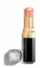 Chanel Rouge Coco Flash lip gloss in various shades, new in box, showcasing sleek packaging and vibrant color options.