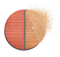 Chanel Les Beiges Healthy Golden Glow Powder in Soleil Couchant, a luxurious beauty powder with a radiant, sun-kissed finish.