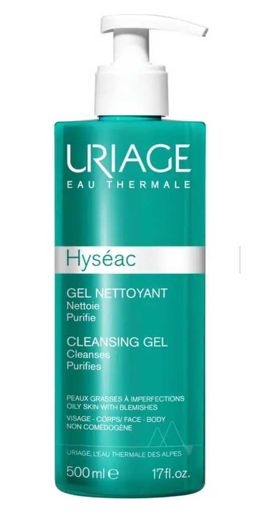 Uriage Hyseac Cleansing Gel 500ml NWOB