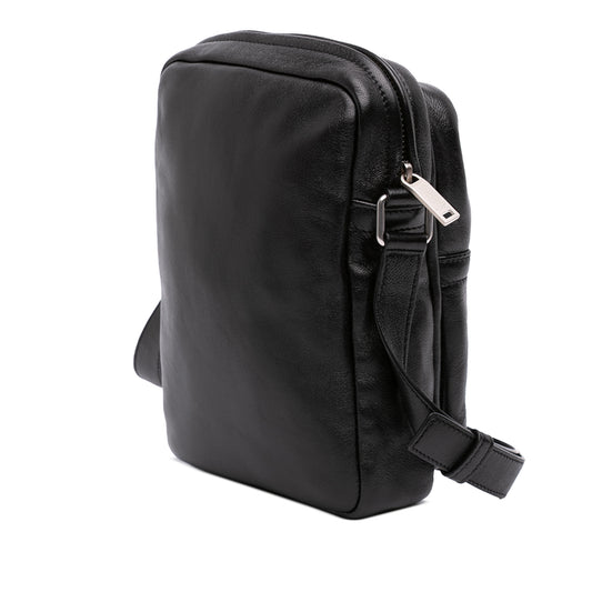Leather Sid Messenger Bag Black - Lab Luxury Resale