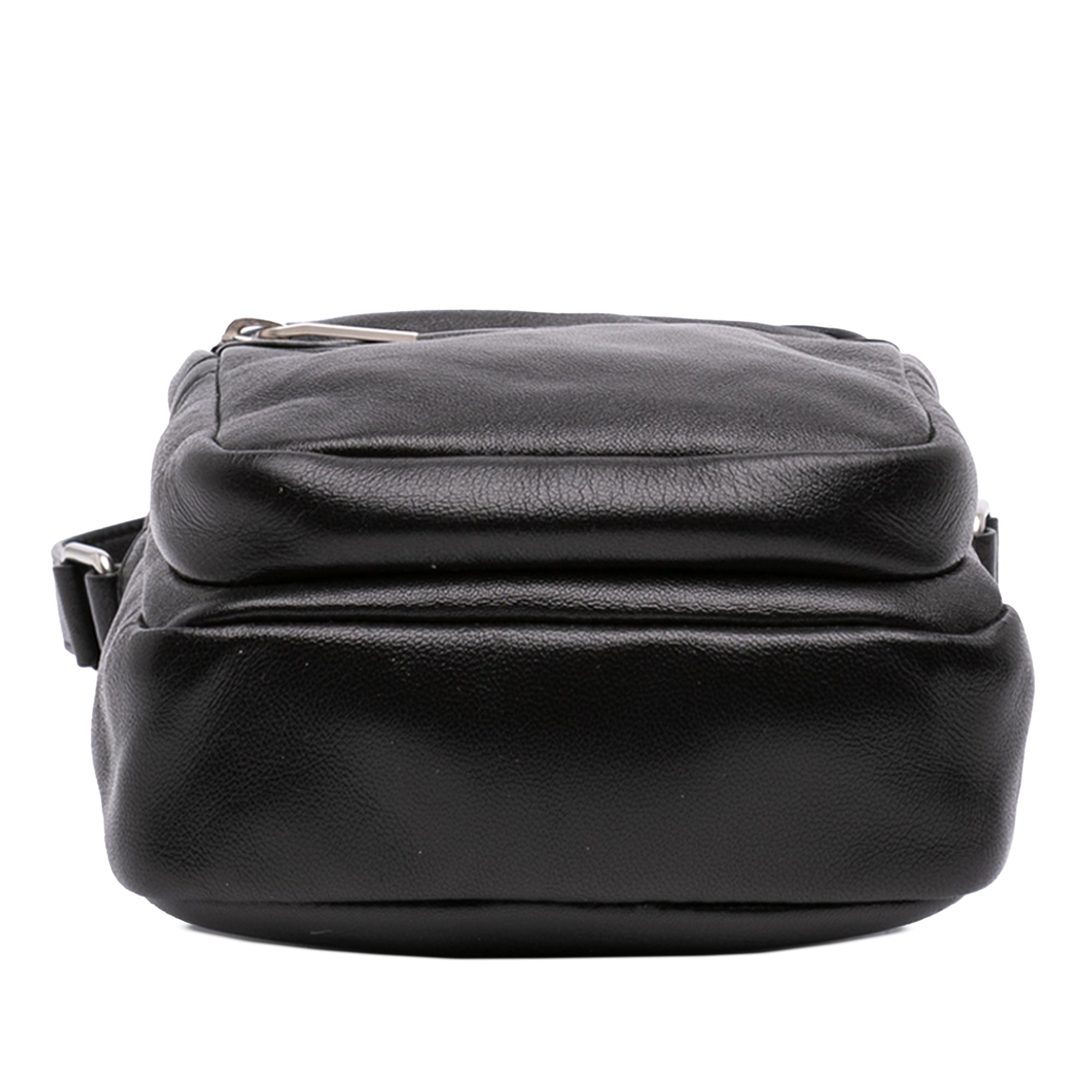 Leather Sid Messenger Bag Black - Lab Luxury Resale