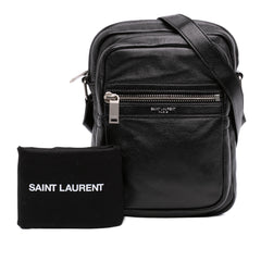 Leather Sid Messenger Bag Black - Lab Luxury Resale