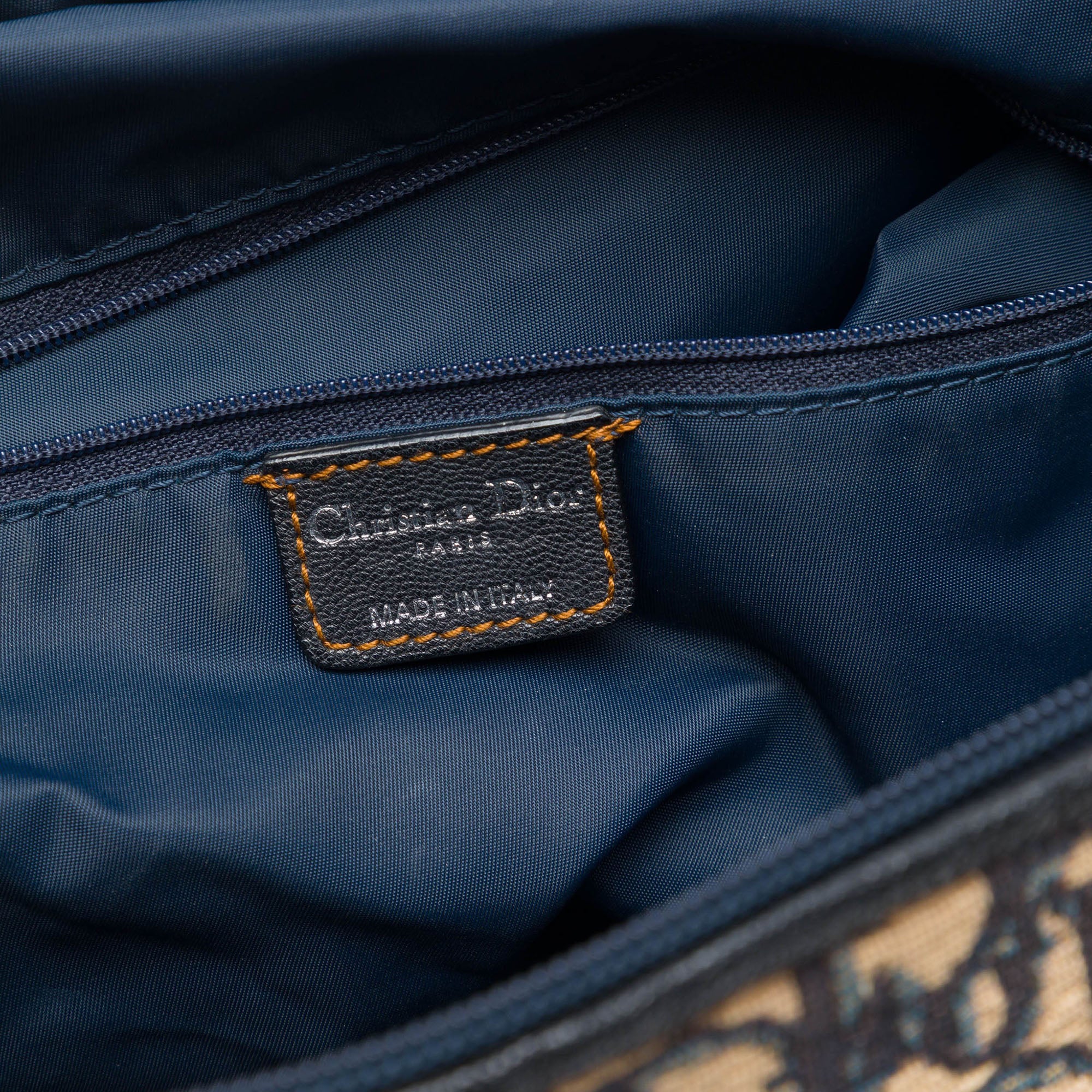Oblique Canvas Crossbody Blue - Lab Luxury Resale