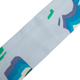 Brides De Gala Shadow Silk Twilly Scarf Blue - Lab Luxury Resale