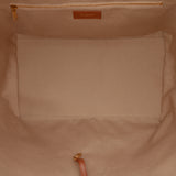 Leather Trimmed Canvas Y Tote Brown - Lab Luxury Resale