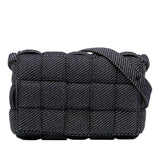 Bottega Veneta Denim Intrecciato Cassette Padded Crossbody