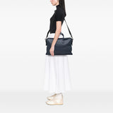 Leather Amazona Business Bag Blue - Lab Luxury Resale