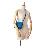 Nappa Intrecciato Crossbody Blue - Lab Luxury Resale