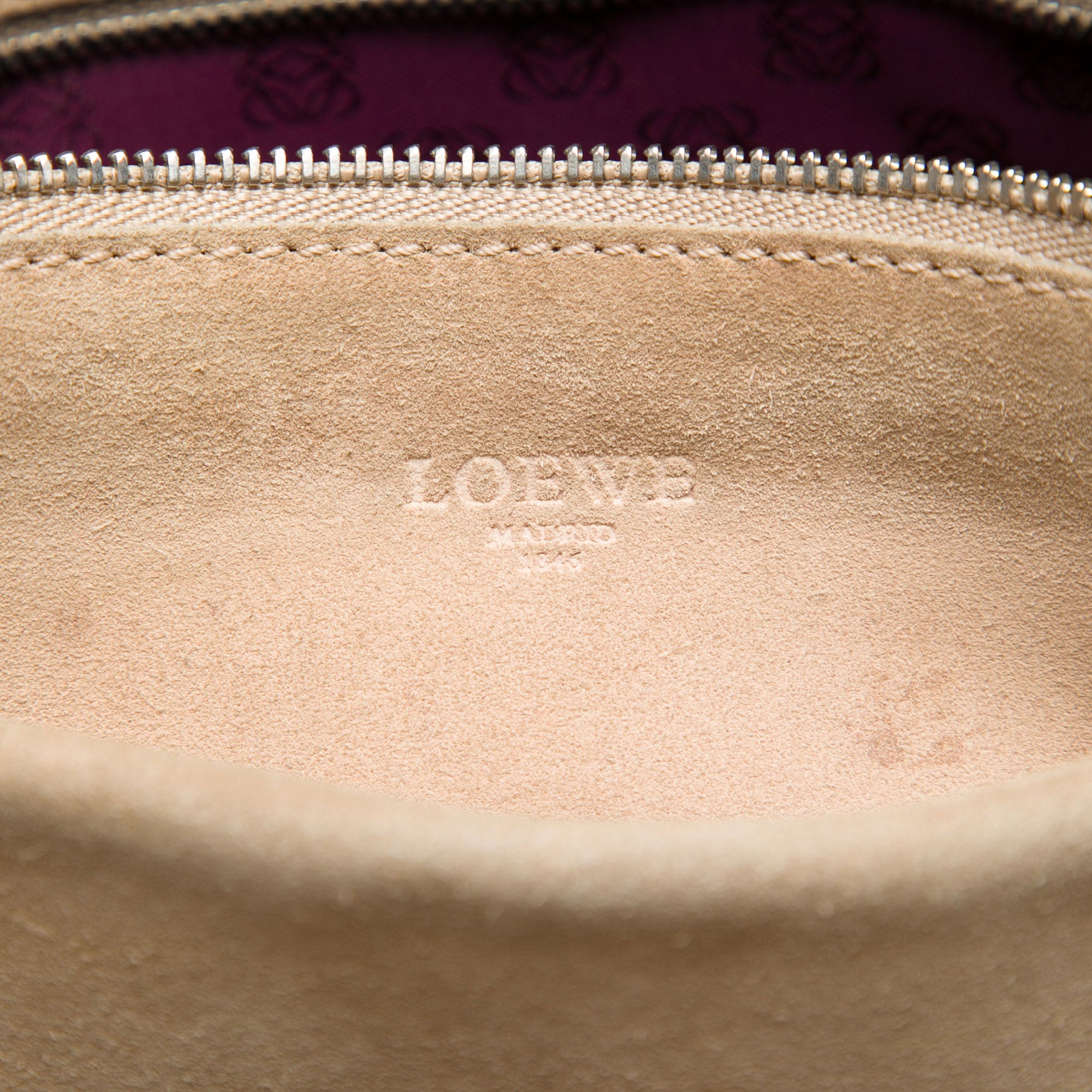 Bicolor Leather Studded Perforated Amazona 36 Brown - Lab Luxury Resale