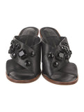 Loeffler Randall Black Mules with gems Size 8 - LAB