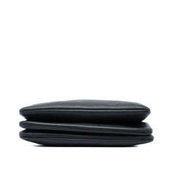 Small Lambskin Trio Crossbody Black - Lab Luxury Resale