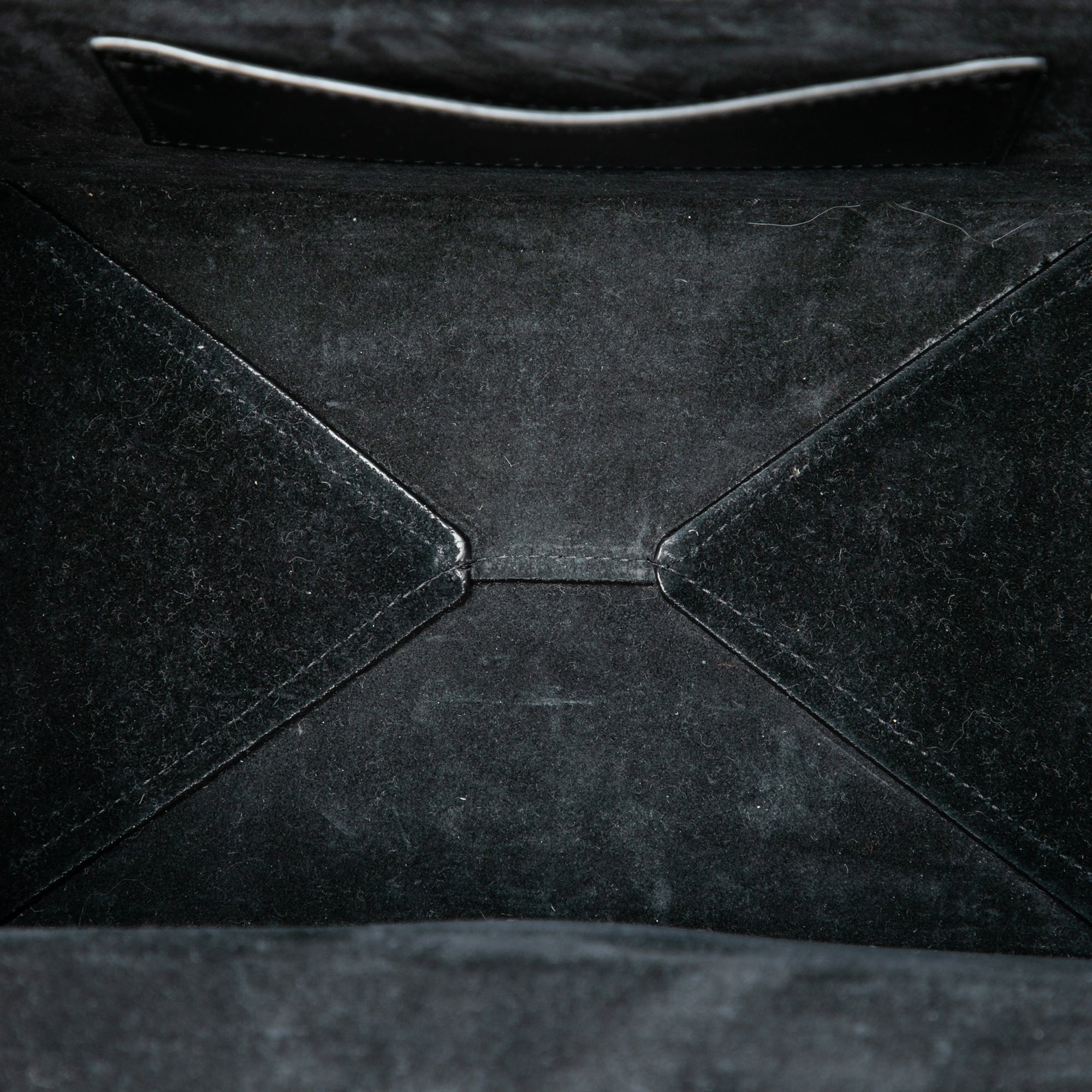 Monogram Leather Take Away Box Handbag Black - Lab Luxury Resale