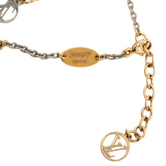 Gold Plated and Brass Logomania Bracelet Gold - Lab Luxury Resale