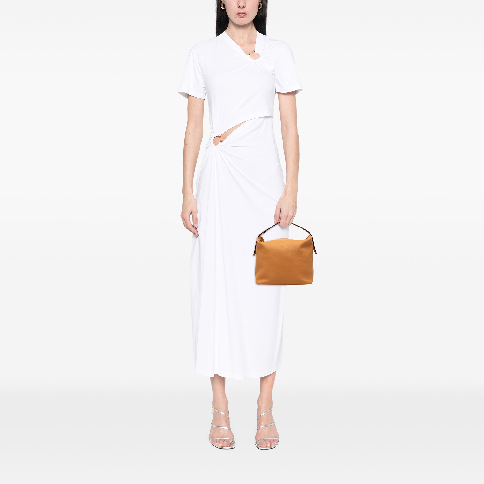 Calfskin Handbag Brown - Lab Luxury Resale