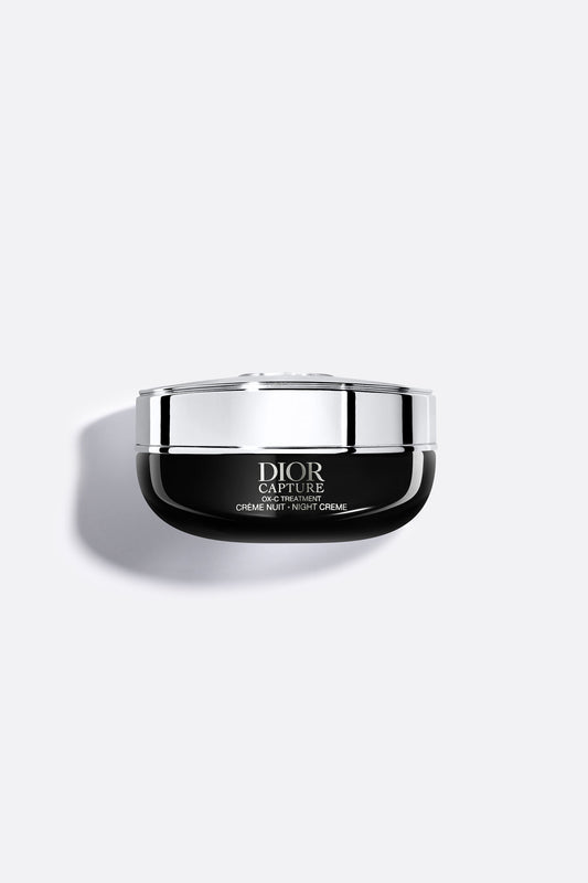 Dior Capture Night Cream 50ml jar, new with packaging, shown with sleek design and elegant branding for skincare.