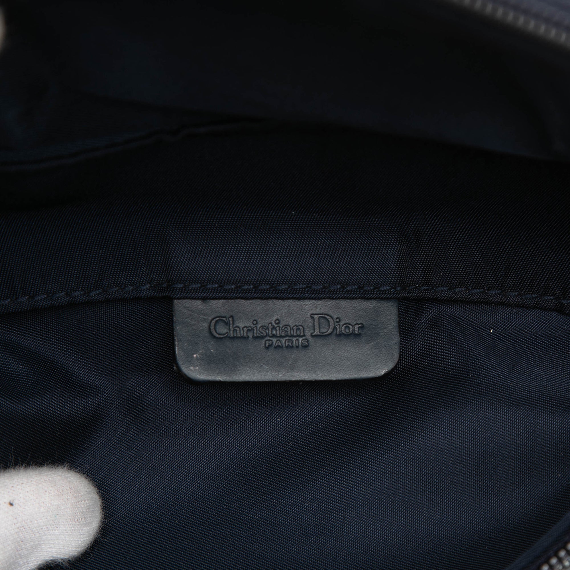 Diorissimo Canvas Saddle Pouch Blue - Lab Luxury Resale