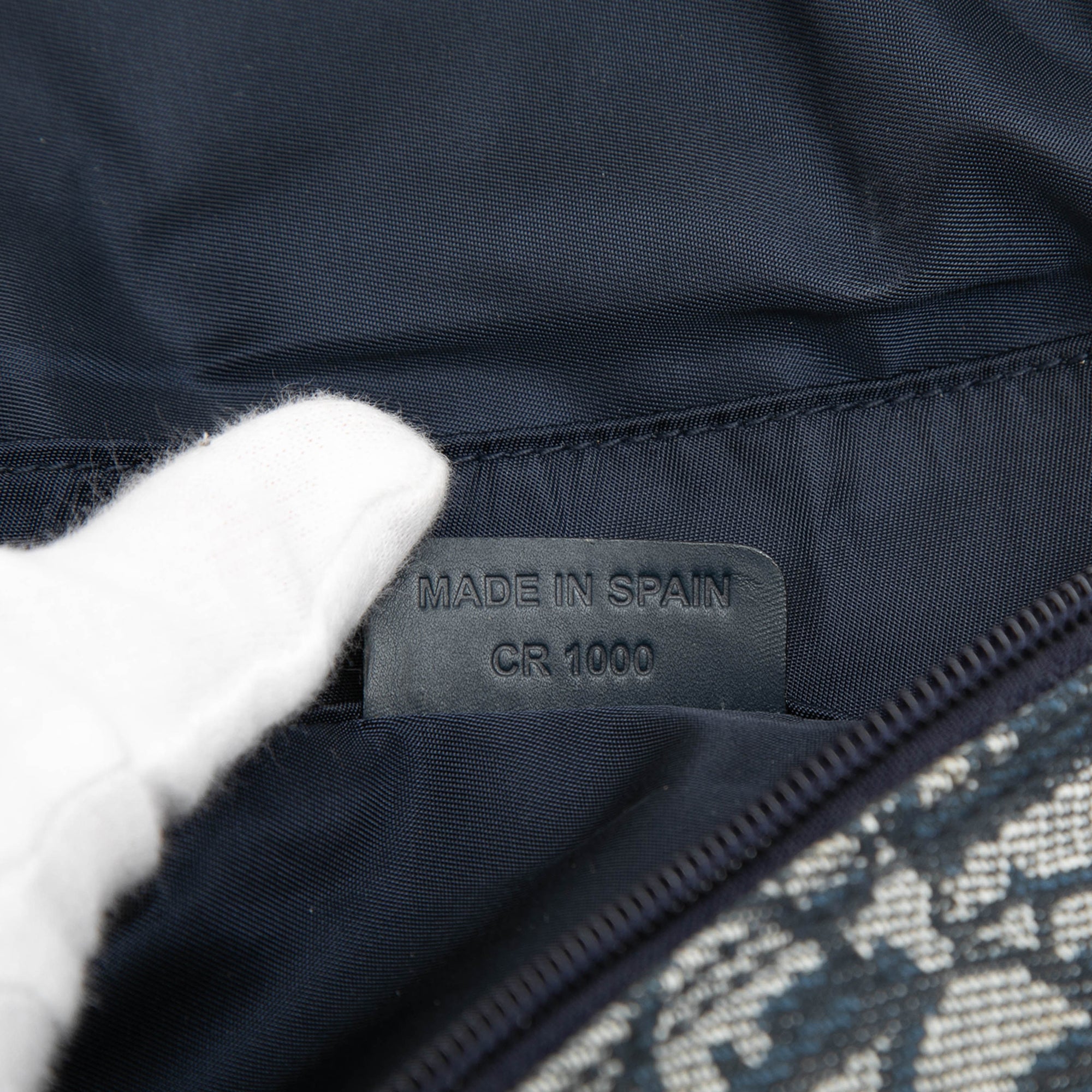 Diorissimo Canvas Saddle Pouch Blue - Lab Luxury Resale