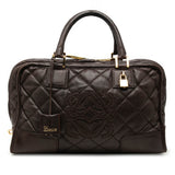 Quilted Leather Amazona 36 Brown - Lab Luxury Resale