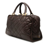 Quilted Leather Amazona 36 Brown - Lab Luxury Resale
