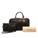 Quilted Leather Amazona 36 Brown - Lab Luxury Resale