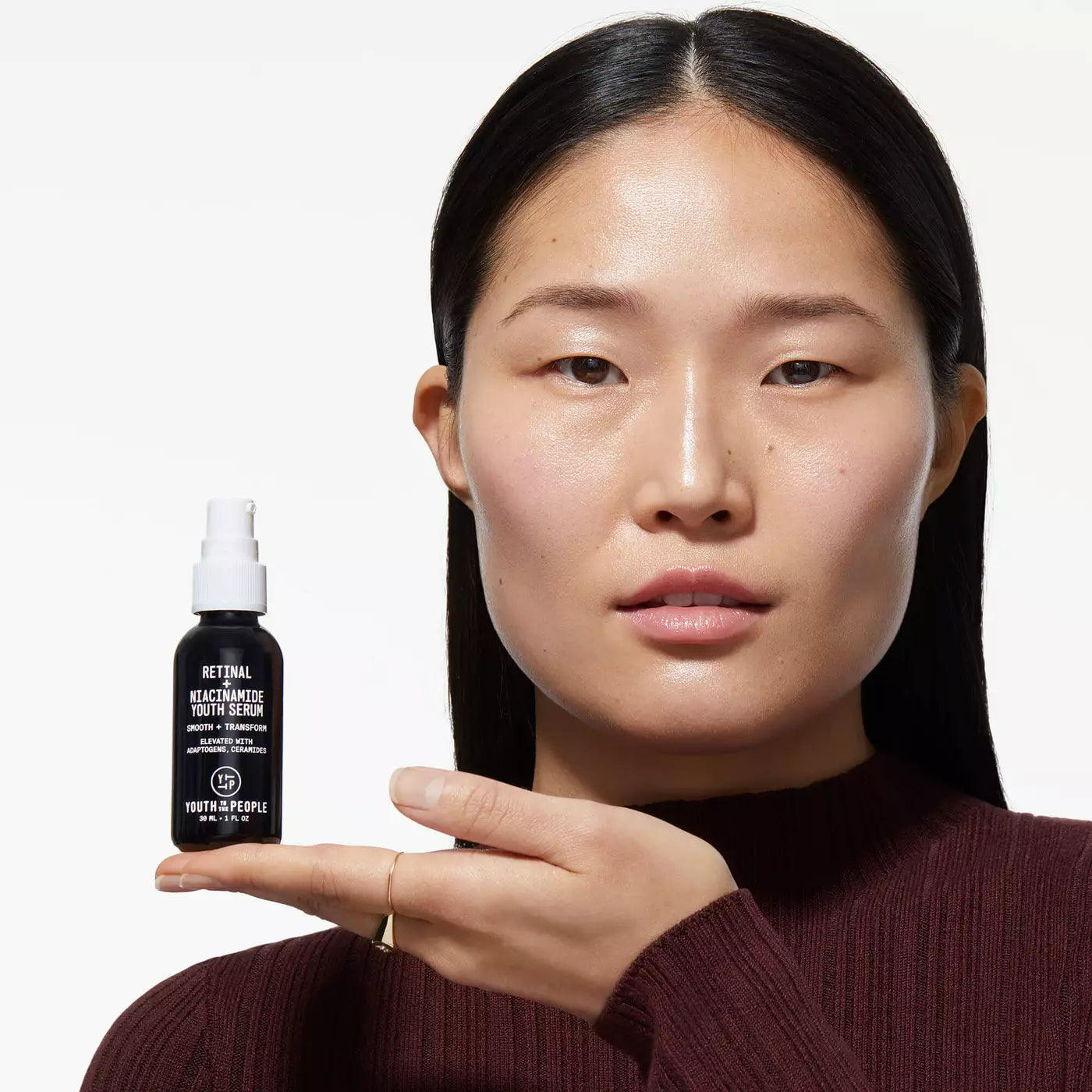 Youth To The People Retinal + Niacinamide Serum 30ml bottle and packaging product image