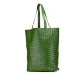Nappa Intrecciato Tote Green - Lab Luxury Resale