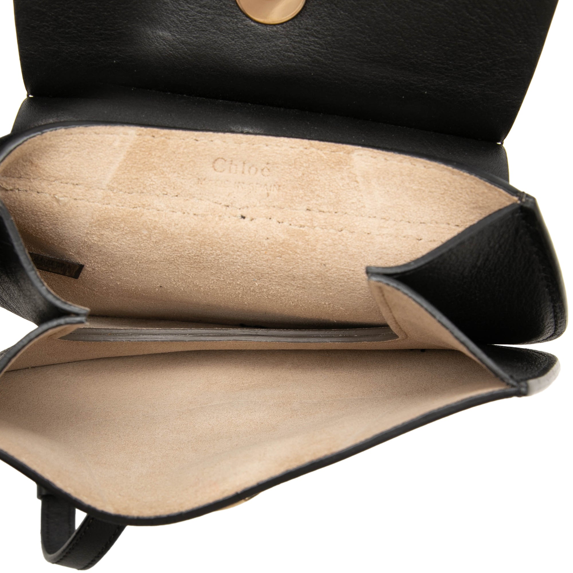 Mini Leather Faye Crossbody Black - Lab Luxury Resale