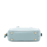 Leather Arcadie Satchel Blue - Lab Luxury Resale