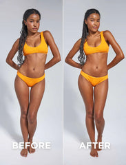 Bondi Sands Technocolor Emerald self-tanning foam in 3 shades, 200ml, with a pump dispenser and vibrant green packaging.