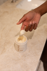 PAUME Overnight Hand & Foot Hydration Mask jar and refill, creamy texture, designed for deep moisture and skin renewal overnight.