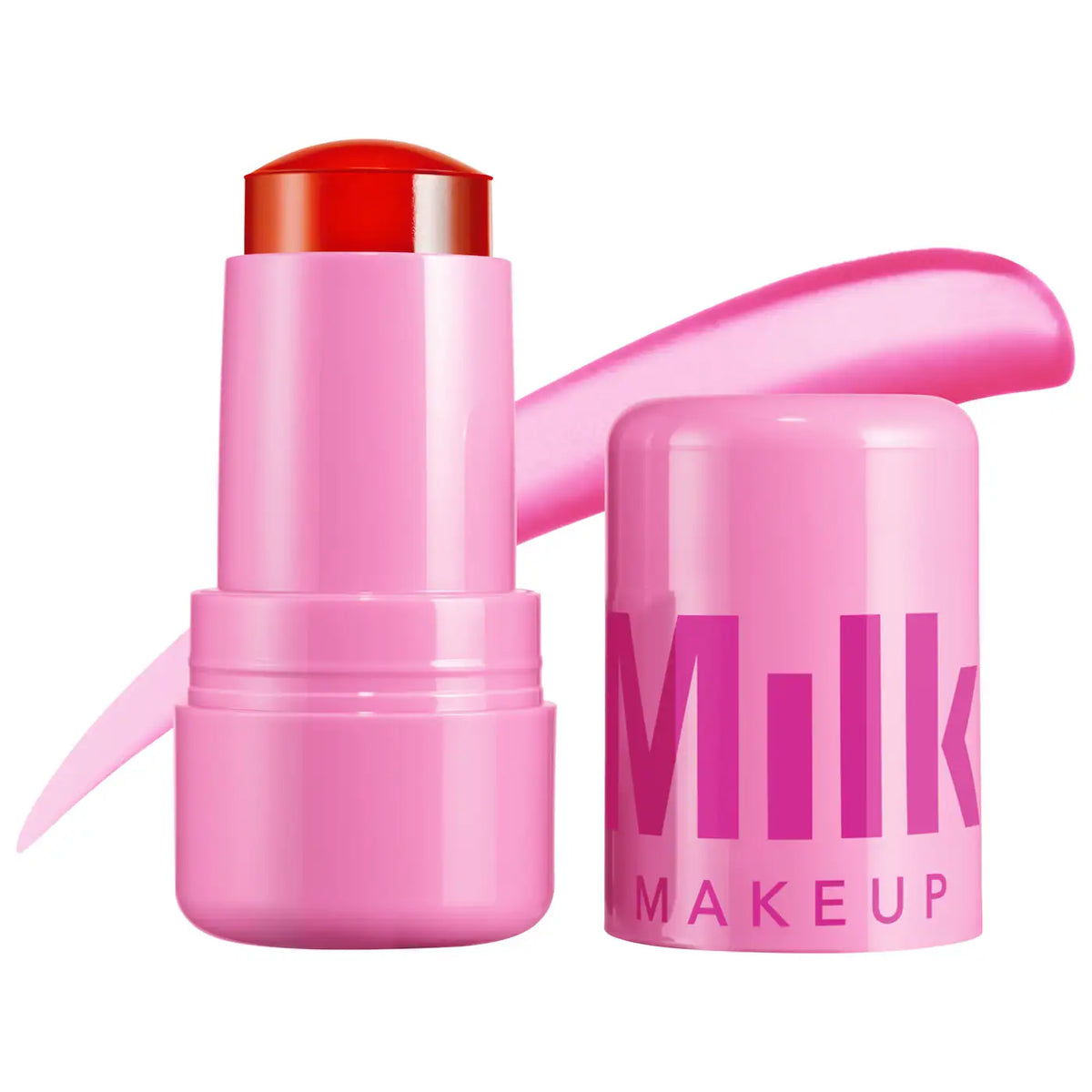 Milk Makeup Cooling Water Jelly Tint in various shades, a hydrating lip and cheek blush stain with a fresh, dewy finish.