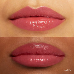 Rare Beauty Soft Pinch Tinted Lip Oil Stain in various shades, displayed in a beauty product image.