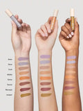 Ilia Liquid Powder Eye Tint in various matte and chromatic shades, showcasing vibrant color options for eyes.
