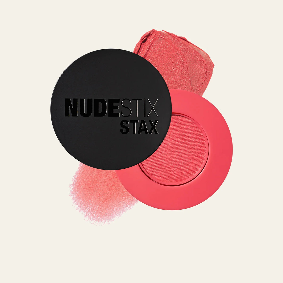 NUDESTIX STAX All Over Color Blush Balm in various shades, featuring creamy texture and vibrant pigments for natural blush looks