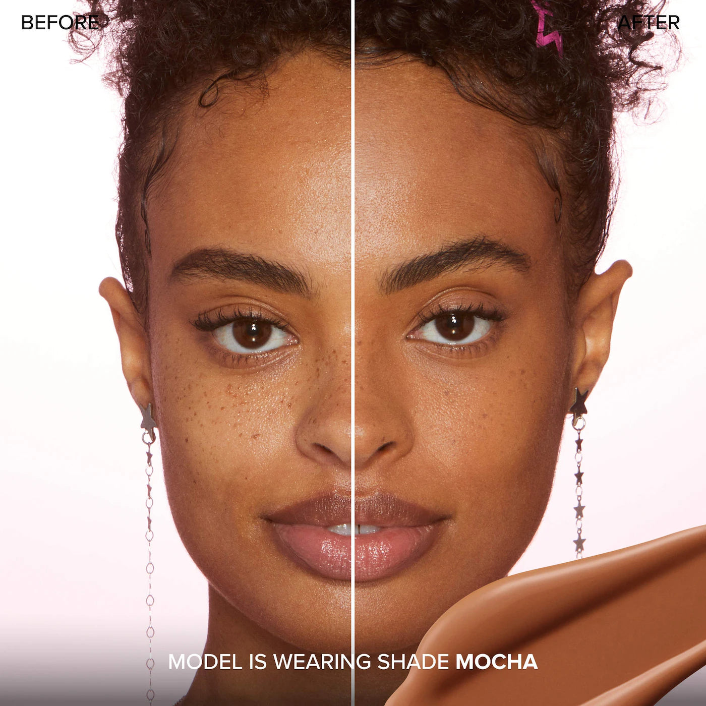 Two shades of Too Faced Born This Way Soft Matte Foundation in unopened packaging, showcasing the beauty product and its shades.