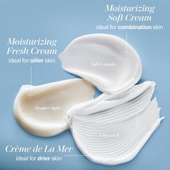 Luxurious La Mer The Moisturizing Fresh Cream jar with a sleek design, showcasing the iconic moisturizer for radiant skin.