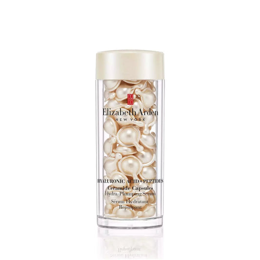 Elizabeth Arden Hyaluronic Acid + Peptides Ceramide Capsules Hydra-Plumping Serum 60 caps NIB