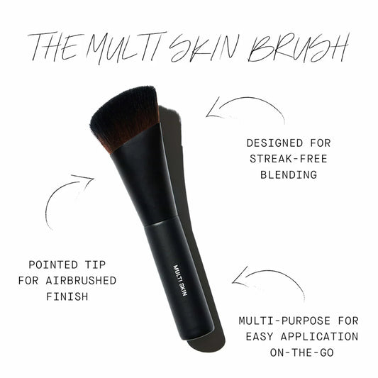 Gee Beauty Multi Skin Brush NIB for beauty skincare, featuring soft bristles and ergonomic handle for gentle cleansing.