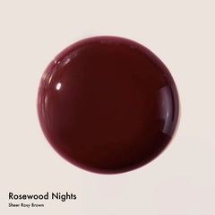 Summer Fridays Dream Lip Oil in Rosewood Nights shade, a nourishing beauty lip oil with a glossy finish and multiple shades.