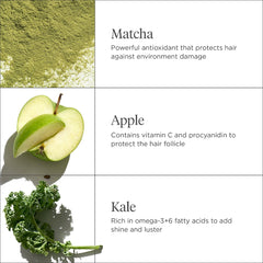 Briogeo  Superfoods Apple, Matcha + Kale Replenishing Shampoo + Conditioner Duo NIB