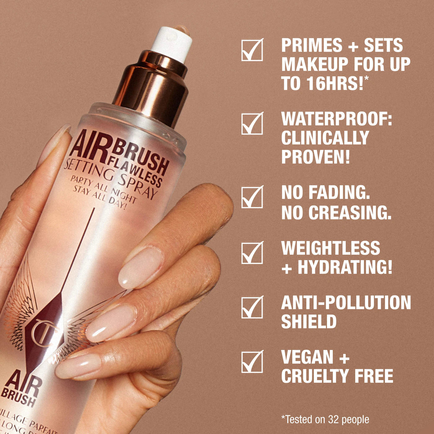 Charlotte Tilbury Airbrush Flawless Setting Spray Mini 34ml bottle product image