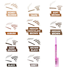 Kosas Brow Pop dual-action eyebrow pencil in various shades, with filling and shaping features, new in box.