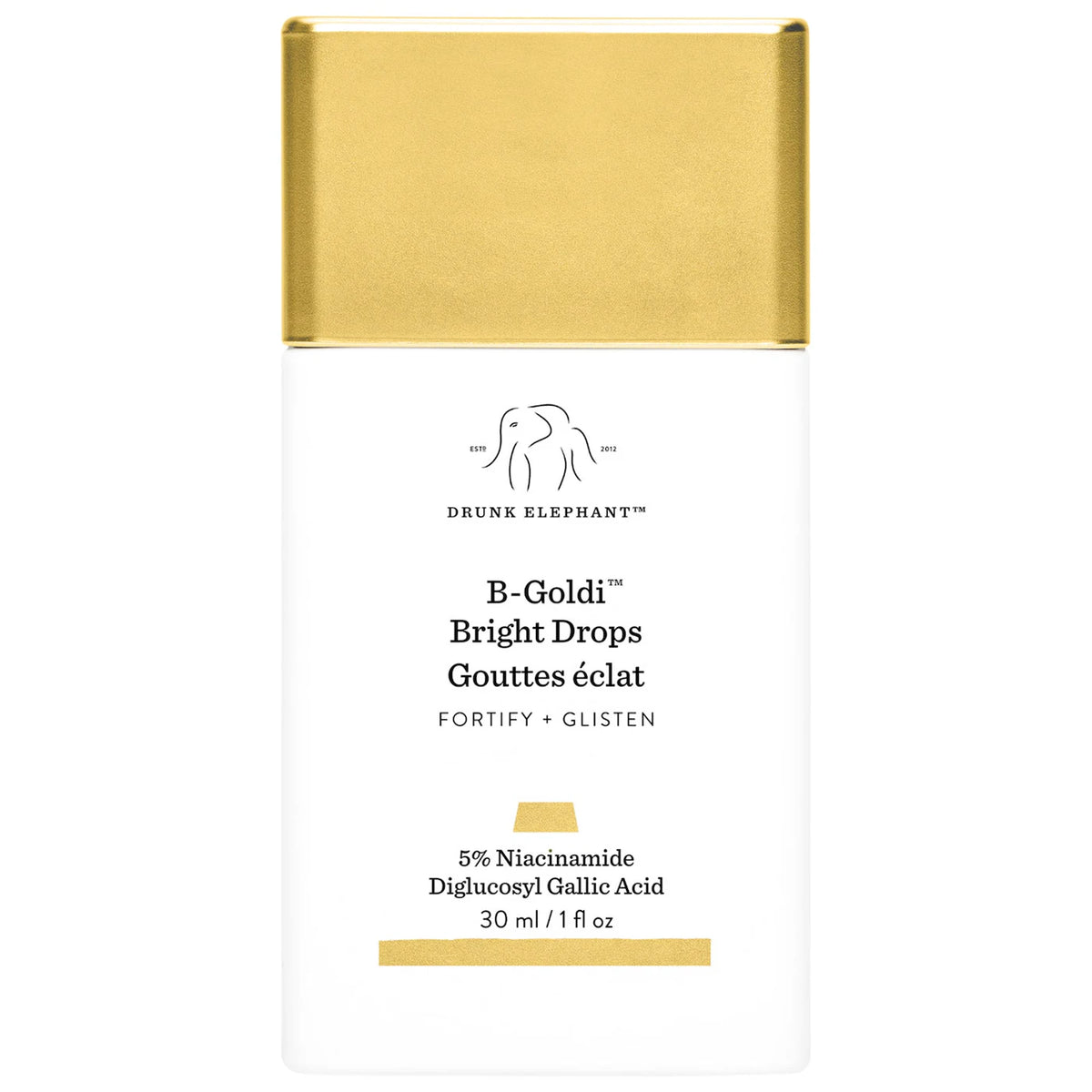 Drunk Elephant B-Goldi™ Bright Illuminating Drops with 5% Niacinamide NIB