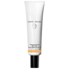 Bobbi Brown Vitamin Enriched Hydrating Skin Tint SPF 15 with Hyaluronic Acid in various shades, new in box, close-up of product bottle