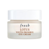 fresh  Lotus Youth Preserve Depuffing Eye Cream 15ml NIB - LAB