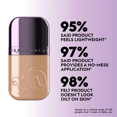 Urban Decay Face Bond Self-Setting Waterproof Foundation in 8 Fair Warm, new in box, with a smooth, even application.
