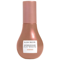 Glow Recipe Watermelon Glow Niacinamide Hue Drops serum in a 40ml bottle, featuring a pink-tinted, glossy beauty product with a dropper.
