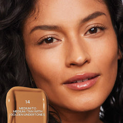 Saie Slip Tint Radiant All-Over Concealer in multiple shades, featuring a sleek tube and applicator for natural, luminous coverage.