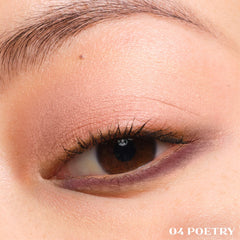 Prada  Dimensions Multi-Effect Refillable Eyeshadow Palette - 04 POETRY - a poem composed by a dusty pink with a hint of billiard green NIB