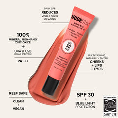 Nudestix Nudescreen Blush Tint SPF 30 - Many Shades NWOB
